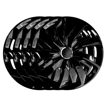 Komplet kołpaków uniwersalnych Stig Black ring 16 cali